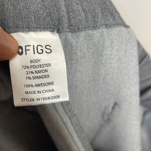 SOLD Figs‎ | Women’s Grey Keroka Scrub Pants Size Large - Picture 5 of 7